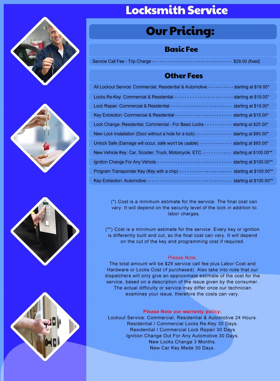 Express Locksmith Store Vancouver, WA 360-526-4629 - Pricelist-15